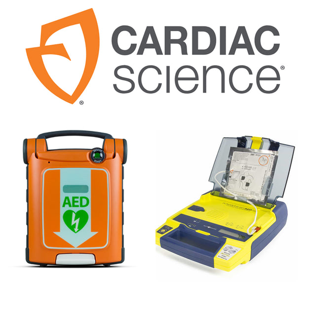 Cardiac Science Powerheart Defibrillators Batteries and Pads Restart