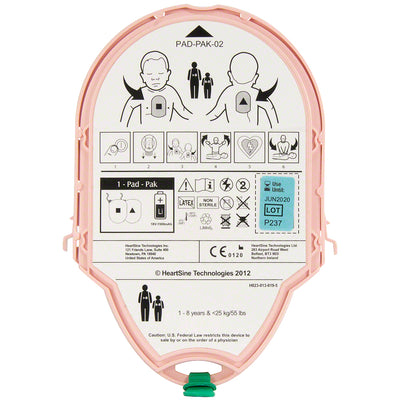 HeartSine Samaritan Child/Paediatric Pads/Battery (PAD-PAK-04)