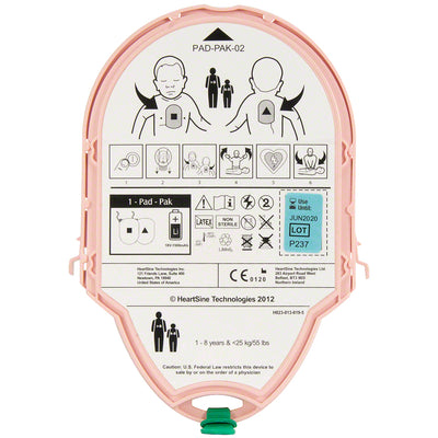 HeartSine Paediatric PAD-Pak (Includes Battery)